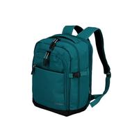 travelite hand luggage backpack, RyanAir dimensions, KICK OFF, laptop backpack 13 inch, backpack with stretch fold + clip-on function, 40 cm, 20 - 23l