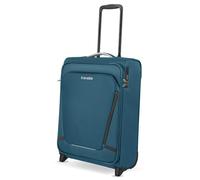 travelite Hand Luggage Suitcase with 2 Wheels for Condor + Ryanair, Integrated Combination Lock, Super Light Soft Luggage Trolley with Clip-on Function, 55x40x20 cm, 41 l, 1.7 kg