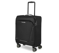travelite Hand Luggage Suitcase with 4 Wheels for Condor + Ryanair, Integrated Combination Lock, Super Light Soft Luggage Trolley with Clip-on Function, 55x40x20 cm, 37 l, 1.9 kg