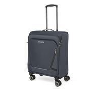 travelite Hand Luggage Suitcase with 4 Wheels for Lufthansa, Austrian + Swiss, Integrated Combination Lock, Compact Soft Luggage Trolley with Clip-on Function, 55x40x23 cm, 41 l, 2.5 kg