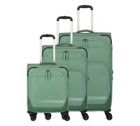 Travelite Kick Off 4 wheels Suitcase set 3-piece Expandable green