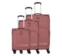 Travelite Kick Off 4 wheels Suitcase set 3-piece Expandable red