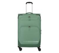 Travelite Kick Off 4 wheels Trolley L 78 cm Expandable green