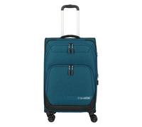 Travelite Kick Off 4 wheels Trolley M 67 cm Expandable petrol