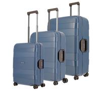 Travelite Korfu 4 wheels Suitcase set 3-piece blue