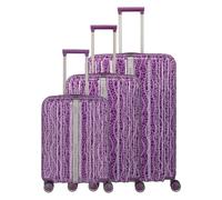 Travelite Lascana 4 wheels Suitcase set 3-piece purple