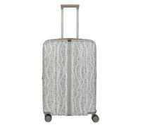 Travelite Lascana Edition 4 wheels Trolley M 65 cm with expansion pleat silver colored