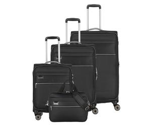 Travelite Miigo 4 Roll Suitcase Set 4pcs. black