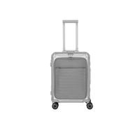 Travelite Next Aluminium trolley silver XS (carry-on with 23cm depth) with front pocket