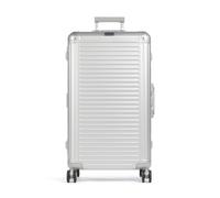 Travelite Next Trunk 4 wheels Trolley 76 cm silver colored