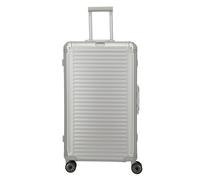 Travelite Next Trunk 4-Wheel Aluminum Trolley, 76 cm silver colored