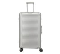 Travelite Next Trunk 4 wheels Trolley 76 cm silver colored