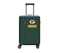 Travelite NFL Green Bay Packers Medium Expandable Hard Shell Suitcase ABS Trolley with TSA Lock and 4 Double Wheels, 45 x 67 x 26.5-30 cm, 3.9 kg, 69-80 L