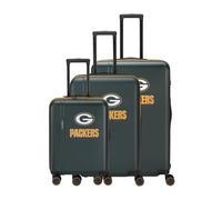 Travelite NFL NFL Hard Shell Trolley Set, NFL Suitcase Set L/M/S, Green Bay Packers, NFL Kofferset L/M/S, NFL Hard Shell Trolley Set