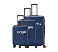 Travelite NFL NFL Hard Shell Trolley Set, NFL Suitcase Set L/M/S, New England Patriots, NFL Kofferset L/M/S, NFL Hard Shell Trolley Set