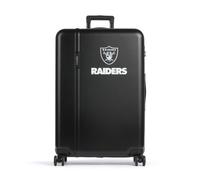 Travelite NFL Las Vegas Raiders Large Hard Shell Suitcase with TSA Lock, ABS Trolley with 4 Double Wheels, 51 x 76 x 30.5 cm, 4.4 kg, 103 L