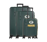 Travelite NFL NFL Hard Shell Trolley Set, NFL Suitcase Set L/M/S, Green Bay Packers, NFL Kofferset L/M/S, NFL Hard Shell Trolley Set