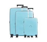 Travelite Orbita Suitcase set (4 wheels), turquoise, 208L, 51 x 77 x 30cm