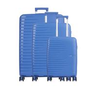Travelite Pacific | Suitcase set (4 wheels) | blue