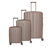 Travelite Paros 4 wheels Suitcase set 3-piece beige