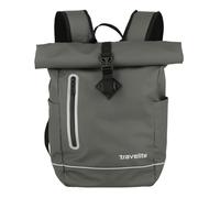 travelite Roll top backpack waterproof, bike backpack, leisure backpack with roll-top closure & reflectors, BASICS, 48 cm, 19 liters