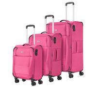 Travelite Seaside 4 roll suitcase set 3 pcs. pink