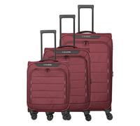 Travelite Skaii 4 wheels Suitcase set 3-piece Expandable red