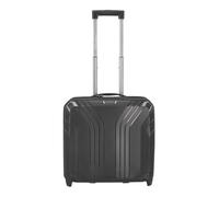 travelite 2-wheel hand luggage hard shell with recycled lining, ELVAA: business trolley with protective corners + clip-on function, 42 cm, 30 liters