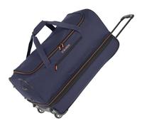 travelite trolley travel bag with wheels, large, expandable volume, BASICS, soft luggage roll-up bag with expandable fold, 70 cm, 98 - 119 liters