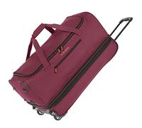 travelite trolley travel bag with wheels, large, expandable volume, BASICS, soft luggage roll-up bag with expandable fold, 70 cm, 98 - 119 liters