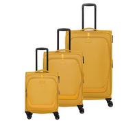 Travelite Umbria 4 wheels Suitcase set 3-piece Expandable yellow