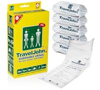 TravelJohn Unisex Disposable Urinal Pack of 6