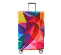 Travelkin Luggage Covers For Suitcase Tsa Approved,Suitcase Cover Protector Fit 18-32 Inch Luggage, Colorful Geometry, M(22-25inch suitcase), Fashion