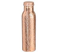 Traveller's 100% Pure Copper Hammered Water Bottle,Joint Free-Ayurveda s