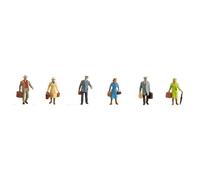 Travellers (6) Figure Set HO/OO gauge Faller 153044