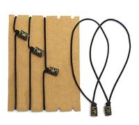 Traveller's Notebook Elastic Bands - Leather Journal Refill Connection Band Straps Replacements - Pack of 5 Bands with Toggles for Small Passport Sized Travelers Leather Journal (5.4" x 4.3")
