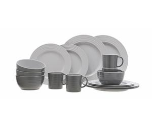 Travellife Rota Grey Melamine 16 piece Dinnerware Picnic Set