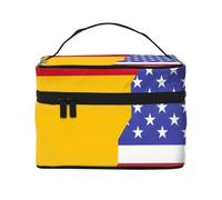 Travelling American Spain Flag Cosmetic Bag,Travelling Cosmetic Bag,Cosmetic Toolbox,Cosmetic Organiser