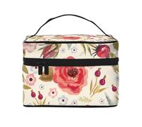 Travelling Rustic Rose Flower Cosmetic Bag,Travelling Cosmetic Bag,Cosmetic Toolbox,Cosmetic Organiser