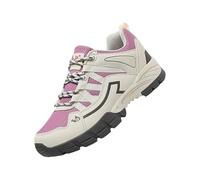 Travelling Shoes Men Mens Hiking Sneakers High Tops Pu Trainers Slip-Resistance Climbing Shoes Offroad Athletic Trainers for Outdoor Autumn Trekking Sneakers Lightweight Trails Sneaker Pink