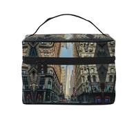 Travelling Streets of New York City Cosmetic Bag,Travelling Cosmetic Bag,Cosmetic Toolbox,Cosmetic Organiser