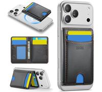 Travelock for MagSafe Wallet, 6-8 Card Holder RFID Blocking Minimalist Magnetic Wallet, Men's and Women's Ultra-Thin Leather Desktop Stand Phone Wallet,for Most iPhone Samsung MagSafe Phones and Cases