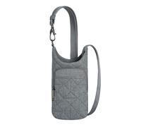 Travelon Anti-Theft Boho Insulated Water Bottle Tote, Gray Heather, One Size, Anti-theft Boho Insulated Water Bottle Tote
