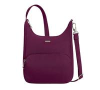 Travelon Anti-Theft Classic Essential Messenger Bag, Black, Burgundy, One Size, Travelon Anti-theft Classic Essential Messenger Bag