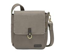 Travelon Anti-Theft Courier Tour Bag, Stone Gray, One Size