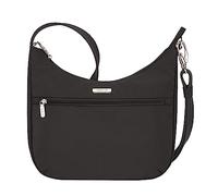 Travelon Anti-Theft Essentials East/West Hobo Bag, Black, One Size, Anti-theft Essentials East/West Hobo Bag
