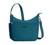 Travelon Anti-theft Roam Medium Crossbody, Capri Blue, 8" H(center) x 9.75" H(wing) x 11W x 3" D