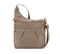 Travelon Anti-theft Signature 3 Compartment Crossbody Bag, Sable, One Size, Anti-theft Signature 3 Compartment Crossbody Bag
