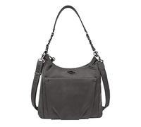 Travelon Double Zip Crossbody Clutch, Pearl Gray