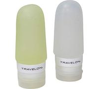 Travelon Set of 2 Smart Tubes, 2 Ounce, Green/Clear, One Size